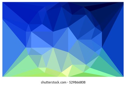 Light Blue Green modern geometrical abstract background. Texture, seamless background. Geometric background in Origami style with gradient. 