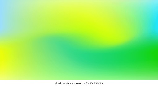 Light blue and green pastel colored gradient background. Abstract spring season blurry vector texture. Nature gradation pattern. Aesthetic bg. Vector soft horizontal backdrop for poster, header.