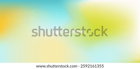 Light blue and green pastel colored gradient background. Abstract spring season blurry vector texture. Nature gradation pattern. Aesthetic bg. Vector soft horizontal backdrop for poster, cover, header
