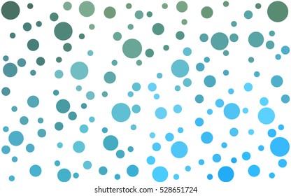 Light Blue Green pattern of geometric shapes. Colorful mosaic banner. Geometric hipster background.