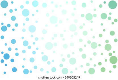 Light Blue Green pattern of geometric shapes. Colorful mosaic banner. Geometric hipster background.