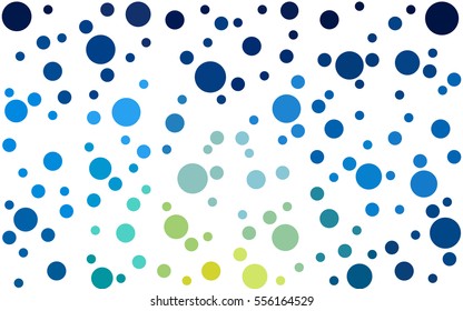 Light Blue Green pattern of geometric shapes. Colorful mosaic banner. Geometric hipster background.