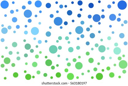 Light Blue Green pattern of geometric shapes. Colorful mosaic banner. Geometric hipster background.