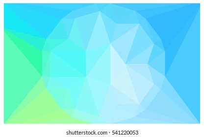Light Blue Green Pattern. Seamless triangular template. Geometric sample. Repeating routine with triangle shapes. Seamless texture for your design. Pattern can be used for background.