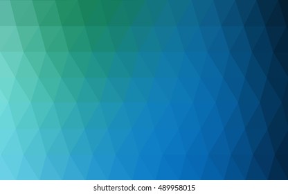 Light blue, green polygon abstract pattern. A sample with polygonal shapes. The polygonal design can be used for your web site.
