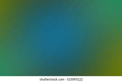 Light blue, green polygon abstract background. Colorful illustration in abstract style with gradient. The completely new template can be used for your brand book.