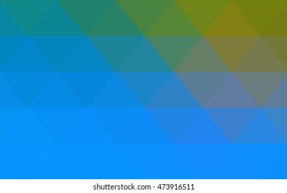 Light blue, green polygonal background. Creative geometric illustration in Origami style with gradient. Brand-new design for your business.