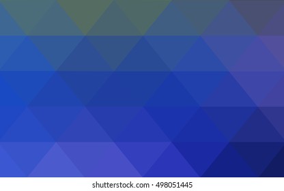 Light blue, green polygonal background. Brand-new colored illustration in blurry style with gradient. The polygonal design can be used for your web site.