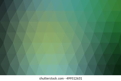 Light blue, green polygonal background. A sample with polygonal shapes. The elegant pattern can be used as part of a brand book.