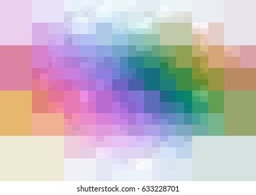Light blue, green, red vector modern geometrical abstract background. Texture template. Geometric pattern in Origami style with gradient. 