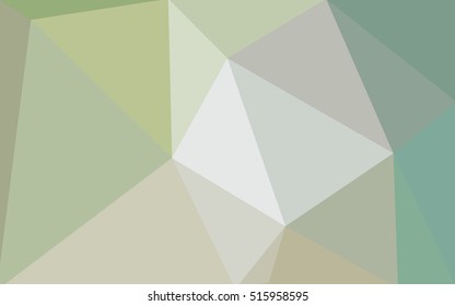 Light blue, green triangle mosaic pattern. Modern geometrical abstract illustration with gradient. The textured pattern can be used for background.