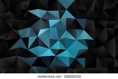 Light Blue, Green vector abstract mosaic background. Colorful abstract illustration with gradient. The elegant pattern can be used as part of a brand book.