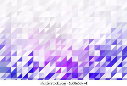 Light Blue, Green vector abstract colorful background, which consist of triangles. Pattern with colored triangles on white background.