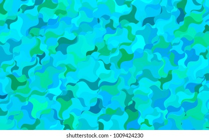 Light Blue, Green vector abstract blurred background. An elegant bright illustration with gradient. The textured pattern can be used for background.