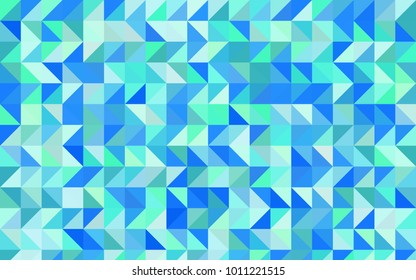 Light Blue, Green vector abstract polygonal background.