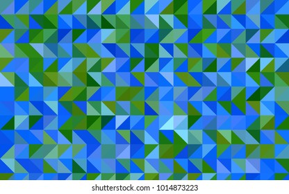 Light Blue, Green vector abstract polygonal background. A completely new color illustration in a vague style. The elegant pattern can be used as part of a brand book.