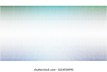Light Blue, Green vector abstract pattern with circles. Geometry template for your business design. Background with colored spheres.