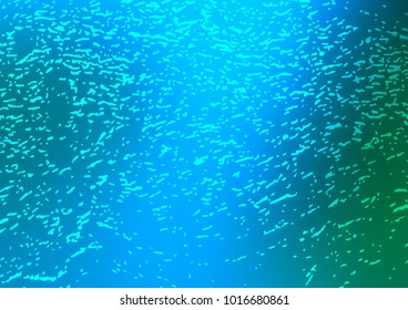 Light Blue, Green vector abstract doodle template. Blurred decorative design in Indian style with Zen tangles. Hand painted design for web, wrapping, wallpaper.