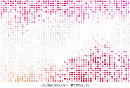 Light Blue, Green vector abstract pattern with circles. Geometry template for your business design. Background with colored spheres.