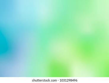 Light Blue, Green vector abstract pattern. A vague abstract illustration with gradient. The template can be used as a background of a cell phone.