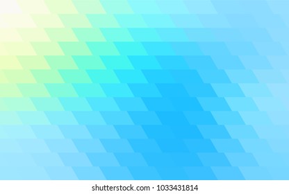 Light Blue, Green vector abstract textured polygonal background. Blurry rectangular design. The pattern with repeating rectangles can be used for background.