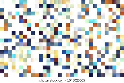 Light Blue, Green vector abstract textured polygonal background. Blurry rectangular design. The pattern with repeating rectangles can be used for background.