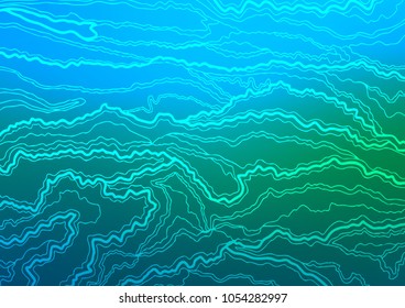 Light Blue, Green vector abstract doodle texture. Decorative shining illustration with doodles on abstract template. A completely new template for your business design.