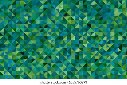 Light Blue, Green vector abstract mosaic background. A vague abstract illustration with gradient. Brand-new style for your business design.