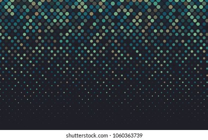 Light Blue, Green vector abstract pattern with circles. Geometry template for your business design. Background with colored spheres.