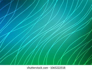 Light Blue, Green vector abstract doodle background. A completely new color illustration in doodle style. The doodle design can be used for your web site.