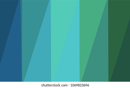 Light Blue, Green vector abstract polygonal background. Triangular geometric sample with gradient.  The best triangular design for your business.