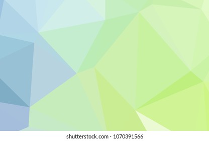 Light Blue, Green vector abstract mosaic backdrop. Shining colored illustration in a new style. A completely new design for your business.