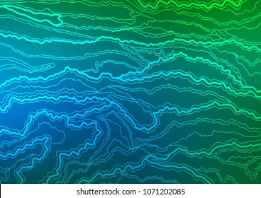 Light Blue, Green vector abstract doodle template. Decorative shining illustration with doodles on abstract template. A new texture for your design.