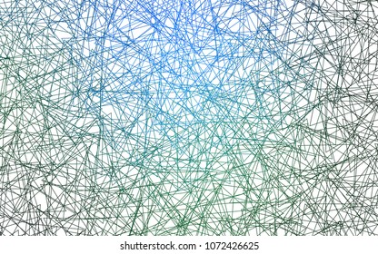 Light Blue, Green vector abstract colorful background, which consist of triangles. Pattern with colored triangles on white background.
