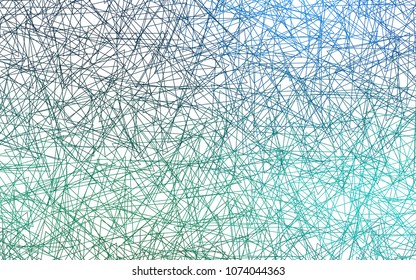 Light Blue, Green vector abstract colorful background, which consist of triangles. Pattern with colored triangles on white background.
