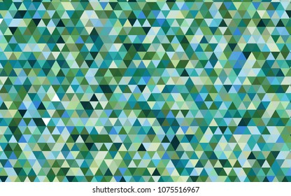 Light Blue, Green vector abstract polygonal pattern. A sample with polygonal shapes. Brand-new style for your business design.