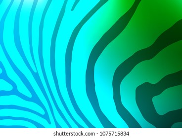 Light Blue, Green vector abstract doodle pattern. Creative illustration in blurred style with doodles and Zen tangles. The pattern can be used for heads of websites and designs.