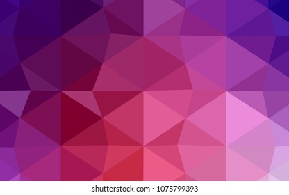 Light Blue, Green vector abstract mosaic pattern. Colorful abstract illustration with gradient. Triangular pattern for your business design.