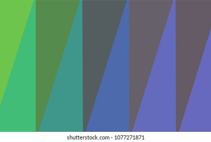 Light Blue, Green vector abstract mosaic background. Creative illustration in halftone style with gradient. Brand-new style for your business design.