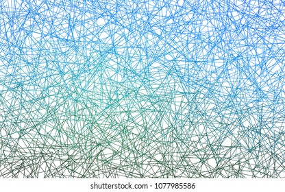 Light Blue, Green vector abstract colorful background, which consist of triangles. Pattern with colored triangles on white background.