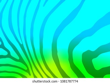 Light Blue, Green vector abstract doodle texture. Blurred decorative design in Indian style with Zen tangles. The textured pattern can be used for website.