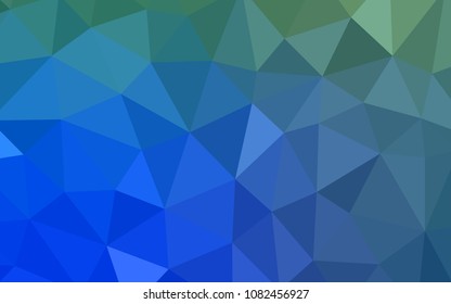 Light Blue, Green vector abstract polygonal background. Elegant bright polygonal illustration with gradient. Polygonal design for your web site.