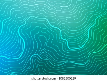 Light Blue, Green vector abstract doodle template. Geometric doodle illustration in Origami style with gradient. The pattern can be used for heads of websites and designs.