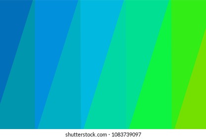 Light Blue, Green vector abstract mosaic backdrop. Polygonal abstract illustration with gradient. The template for cell phone's backgrounds.