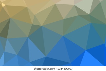 Light Blue, Green vector abstract mosaic background. Modern abstract illustration with triangles. A completely new design for your leaflet.