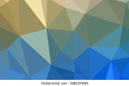 Light Blue, Green vector abstract mosaic backdrop. Polygonal abstract illustration with gradient. Completely new template for your banner.