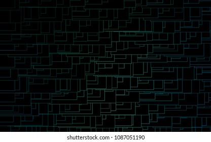Light Blue, Green vector abstract textured polygonal background. Blurry rectangular design. The pattern with repeating rectangles can be used for background.