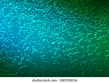 Light Blue, Green vector abstract doodle texture. Blurred decorative design in Indian style with Zen tangles. The doodle design can be used for your web site.