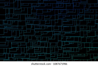 Light Blue, Green vector abstract textured polygonal background. Blurry rectangular design. The pattern with repeating rectangles can be used for background.