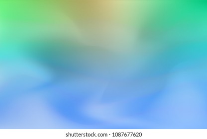 Light Blue, Green vector abstract layout. Brand-new colored illustration in blurry style with gradient. The best blurred design for your business.